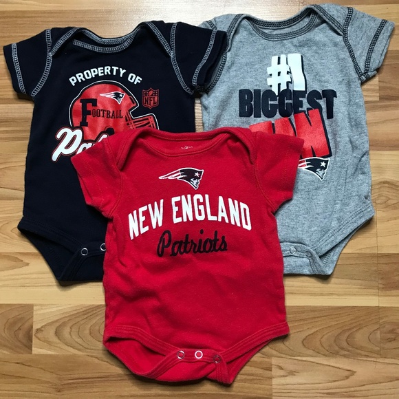 NFL Other - Patriots Onesies 3pcs